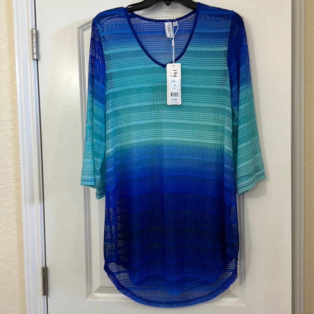Mesh swimsuit coverup
